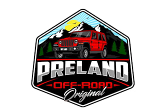 create creative and good looking off road logo design