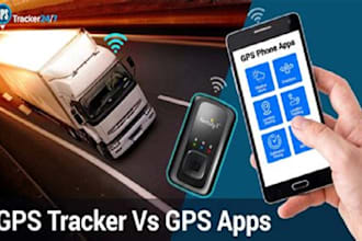 develop gps tracking app, dashcam app and real time location tracking app