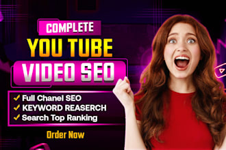 be your youtube SEO expert and channel growth manager