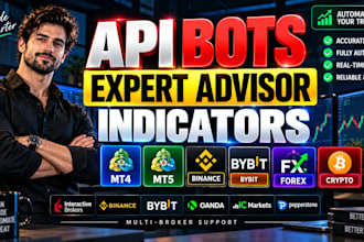develop your ibkr tws api bot, mt4 or mt5 trading bot eas