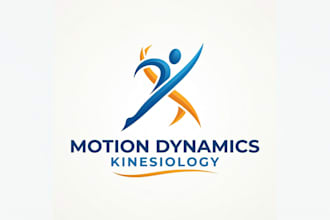 design a professional and dynamic kinesiology logo