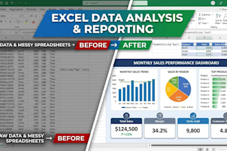 do excel data analysis data cleaning reporting and dashboards