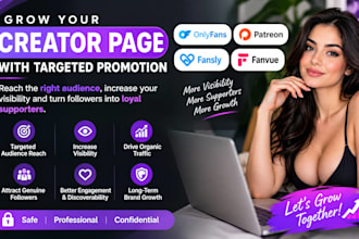 promote your patreon page to gain real fans and do onlyfans promotion