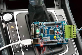 design automotive ecu, can bus, can fd, obd2 pcb and embedded firmware
