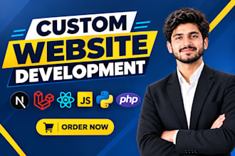 build website, website development, full stack developer, front end developer