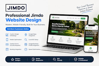 design redesign house office garden cleaning plumbing company jimdo website