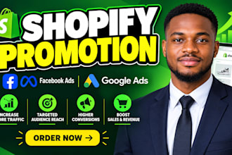 do shopify promotion with facebook ads google ads to boost shopify sales