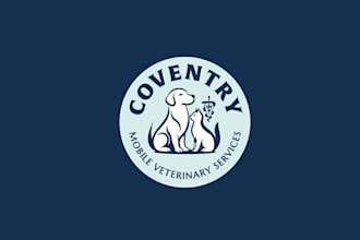 design awesome mobile veterinary practice logo