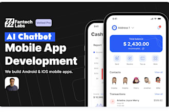 do ai mobile app development, ai chatbot development, ai app developer