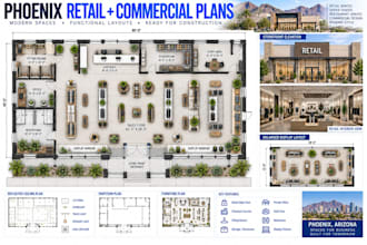 create phoenix retail store and commercial space plans