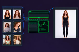 create a workflow for krea2, wan22 and train nsfw, sfw lora for fanvue ai model