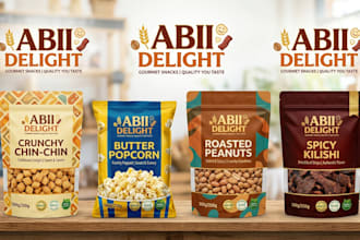 design premium product packaging, box, pouch, label and carton