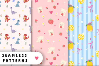 design custom seamless vector patterns