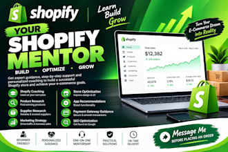 be your professional shopify mentor and dropshipping coa