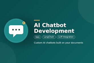build a custom ai chatbot using rag, lang chain and llm