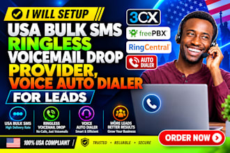 setup cloud auto dialer voicemail drop automation campaign lead crm integration