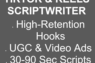 write compelling copywriting and scripts for your video ads