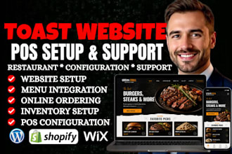 setup and support your toast pos restaurant system toast tab menu for restaurant