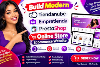 build modern tiendanube empretienda pretashop online store ecommerce website