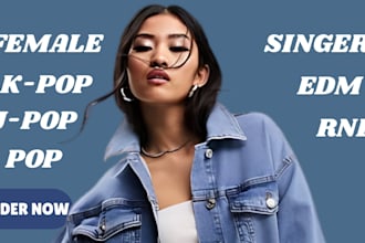 be korean female singer, female japanese singer, kpop song, female vocalist