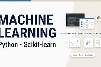 build a machine learning model using python and scikit learn
