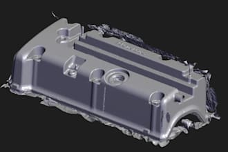 reverse engineer 3d scan into editable solid cad model