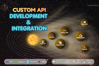 develop and integrate custom apis for mobile apps