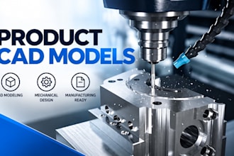 design product cad models, 3d modeling and professional cad design services