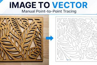 recreate designs or tracing in coreldraw cdr file