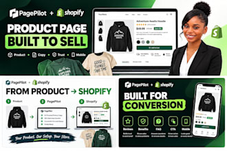 build a high converting shopify product page with pagepilot