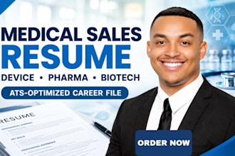 write ats optimized medical sales, pharma sales representative resume
