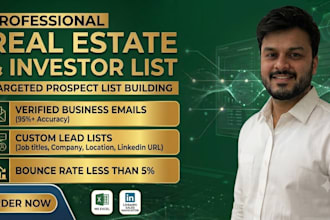 build targeted real estate lead generation and investor lists