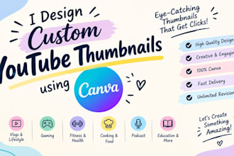 design eye catching youtube thumbnails in canva
