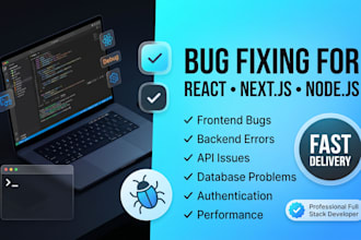 fix react, nextjs  nodejs javascript  and typescript bugs