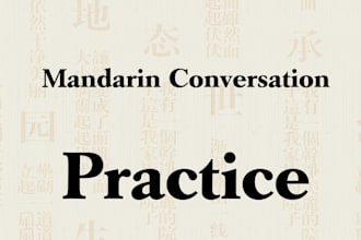 practice mandarin with you and correct your speaking