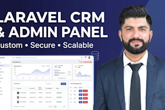 build a custom laravel admin panel or CRM