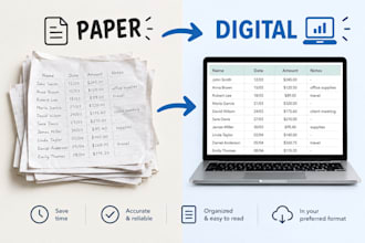 turn your paper documents into digital files and organize them