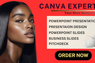 design a powerpoint presentation, pitch deck and powerpoint slide