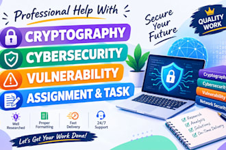 do cybersecurity cloud computing assignment and task