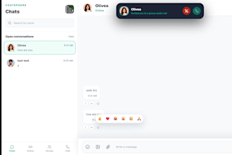 develop a real time chat app with messaging and authentication