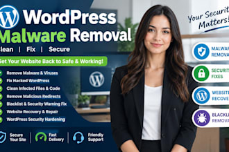fix hacked wordpress remove malware clean virus recover site and secure wordpres
