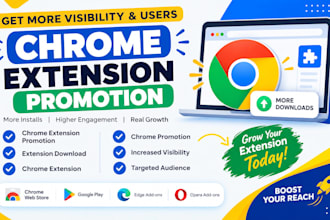chrome extension promotion, extension downloads, chrome extension marketing