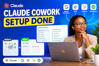 set up claude cowork consultant for claude cowork slack setup for business brain