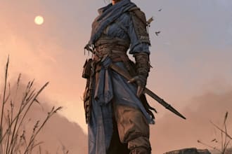 draw custom dnd characters for you