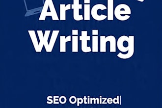 write SEO blog articles and website content