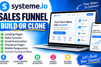 build or clone your systeme io sales funnel