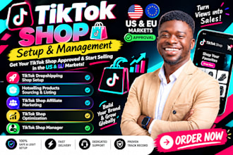 setup tik tok shop fix tiktok dropshipping tiktok shop marketing tiktok shop ads