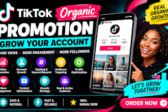 do organic tiktok promotion tiktok marketing tik tok video promotion followers