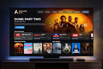 iptv app with vpn and admin panel for your branding like ibo player tivimate