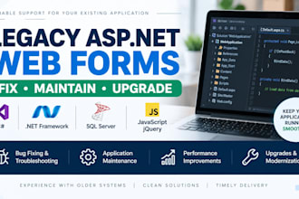 fix maintain and upgrade legacy web forms applications
